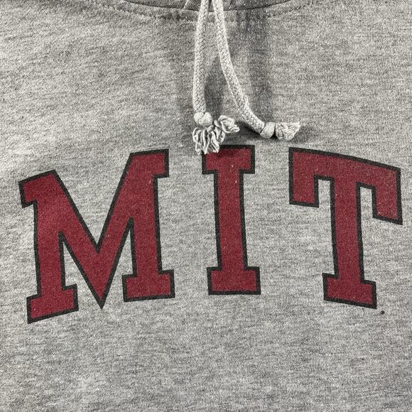 MIT Hoodie MIT Massachusetts Institute of Technology Sweatshirt Ivysport Grey L - Picture 2 of 7